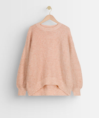 PITAYA powder pink wool oversize jumper  PhotoZ | 1-2-3