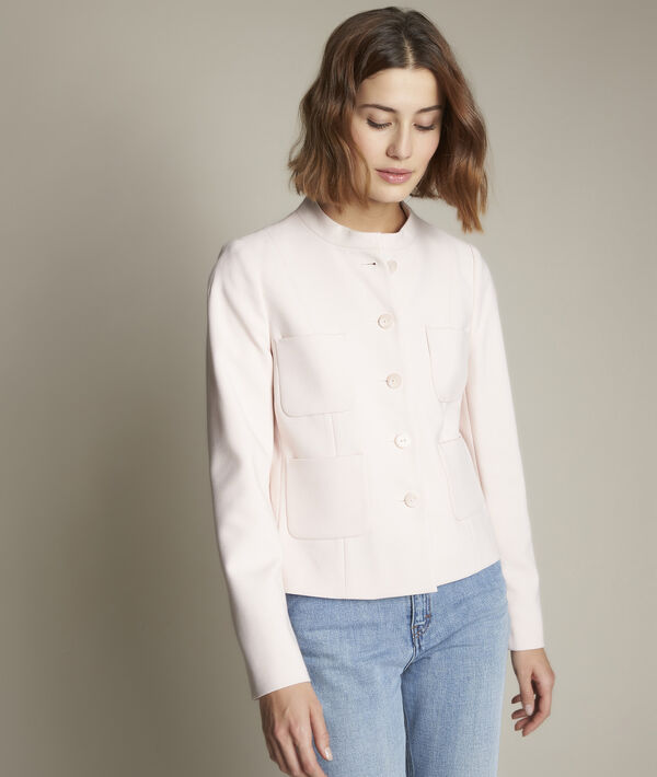 Lou nude compact jacket | 1-2-3 Lou nude compact jacket PhotoZ | 1-2-3