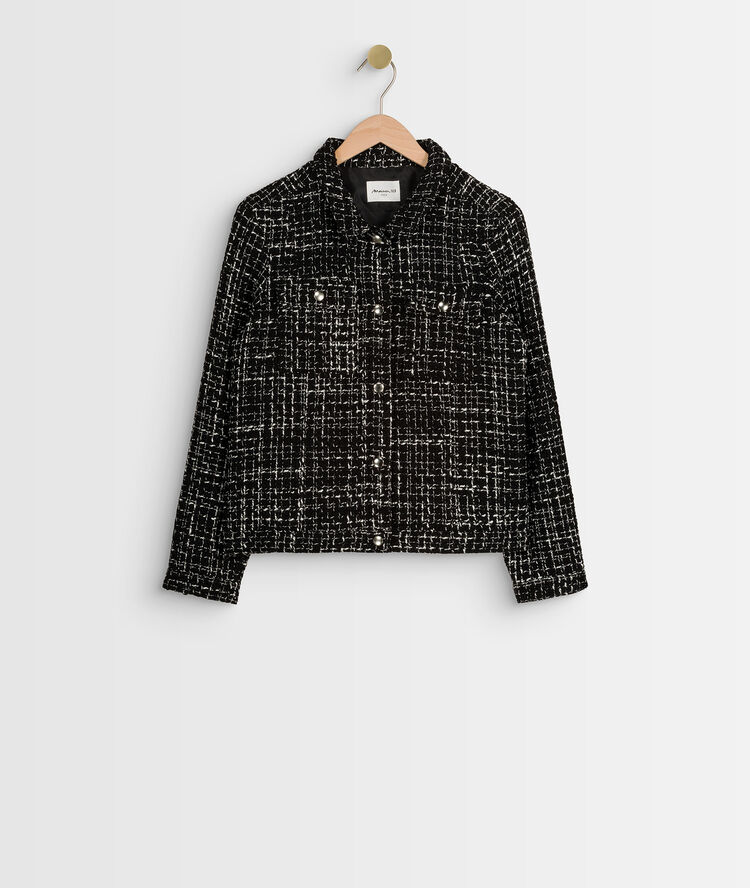 Tao tweed jacket noir.