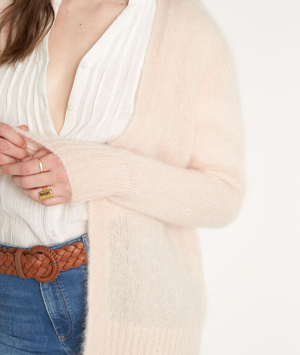 Rozelle powder mohair blend cardigan | 1-2-3 Rozelle powder mohair blend cardigan PhotoZ | 1-2-3