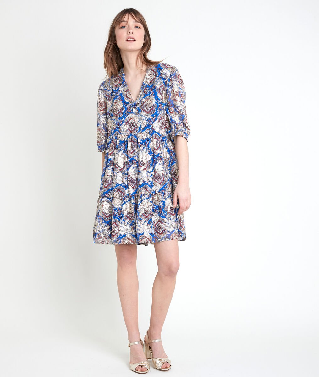 MADELEINE forget-me-not print dress | 1-2-3 MADELEINE forget-me-not print dress PhotoZ | 1-2-3