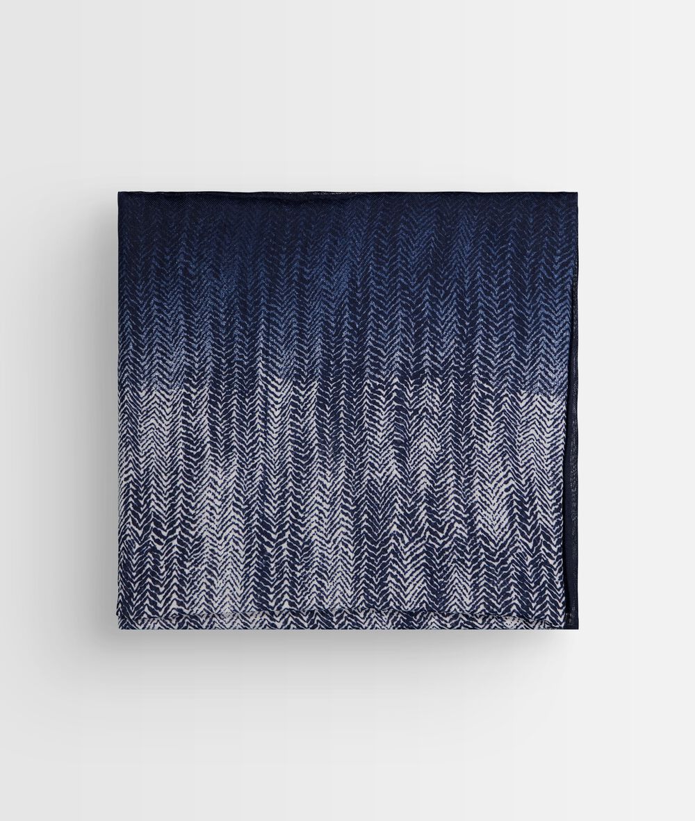 Callie printed scarf marine.