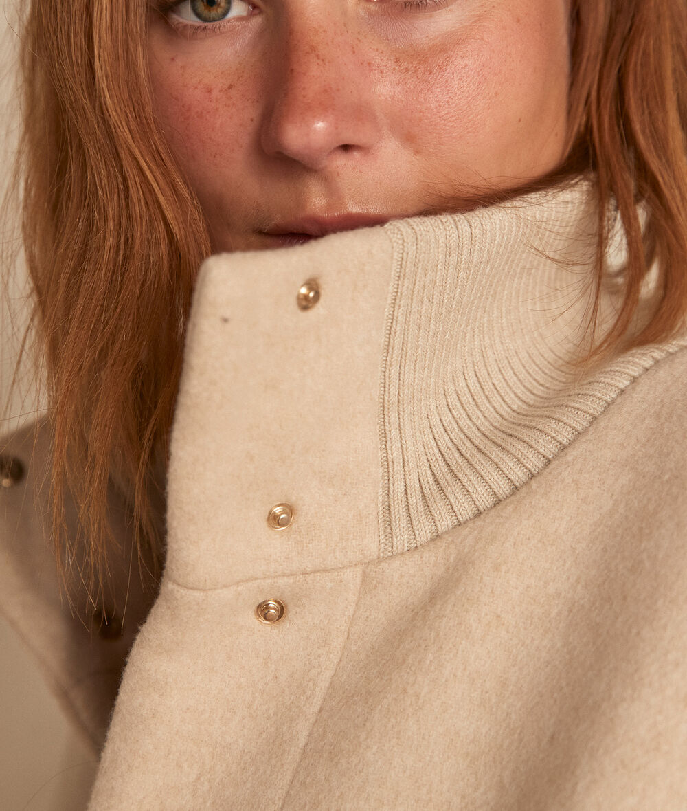 Magda beige responsible wool coat PhotoZ | 1-2-3