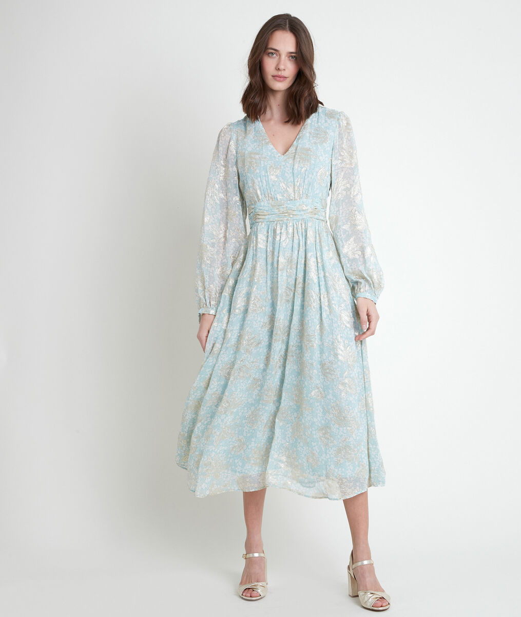 MARGOT printed lurex maxi dress | 1-2-3 MARGOT printed lurex maxi dress PhotoZ | 1-2-3