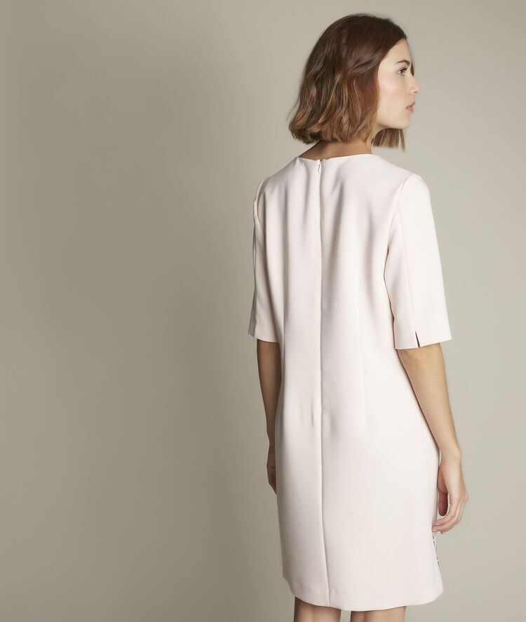 Corine dusty compact dress nude.
