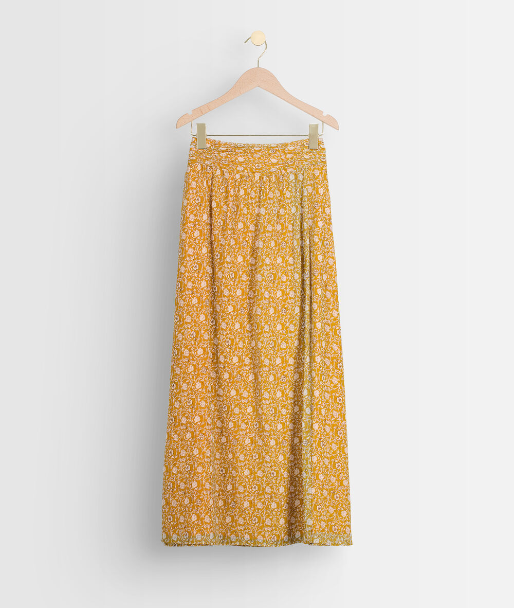 Etel bronze printed skirt bronze.