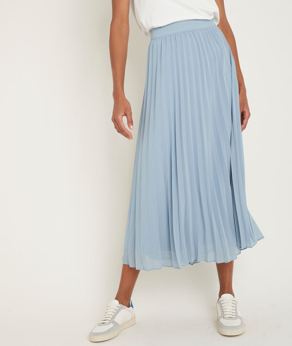 Greta sky blue pleated skirt | 1-2-3 Greta sky blue pleated skirt PhotoZ | 1-2-3