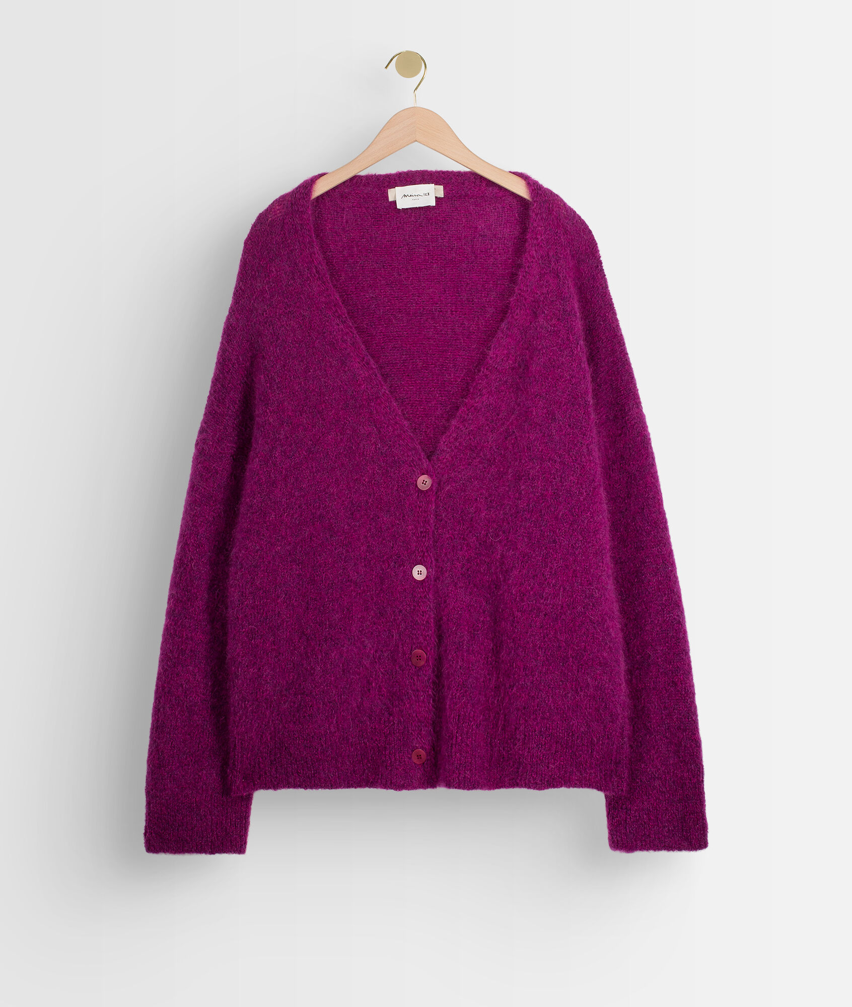 fuschia cardigans