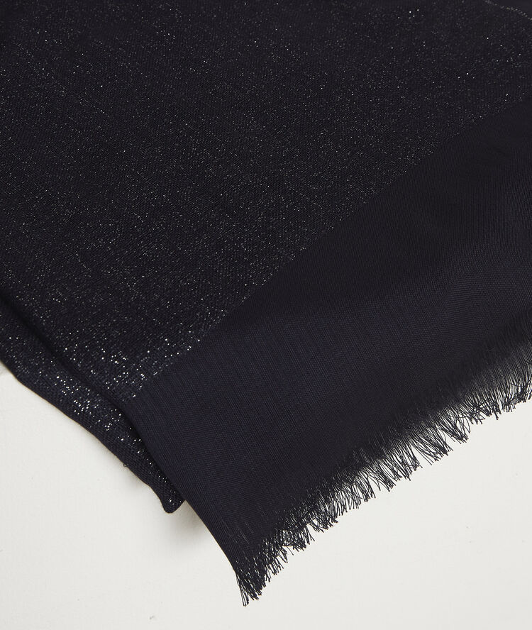 New osiris navy metallic scarf navy blue.