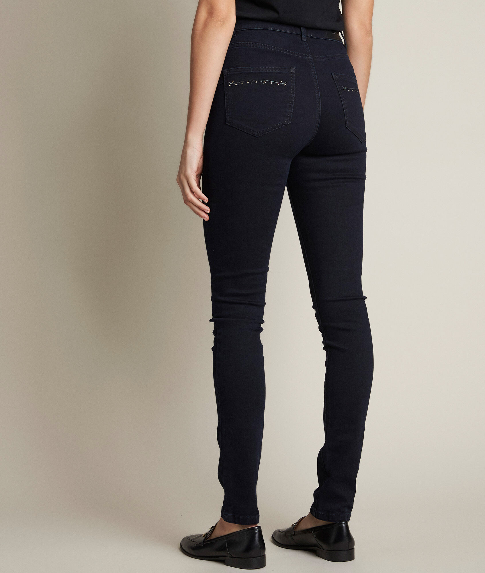 black slim leg jeans womens