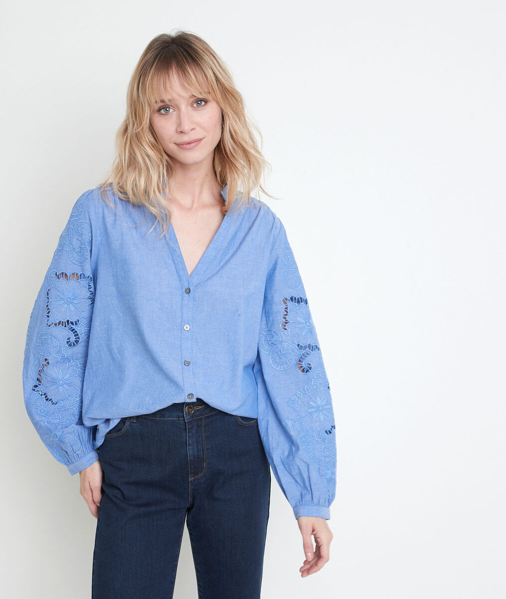 Tori embroidered blouse | 1-2-3 Tori embroidered blouse PhotoZ | 1-2-3