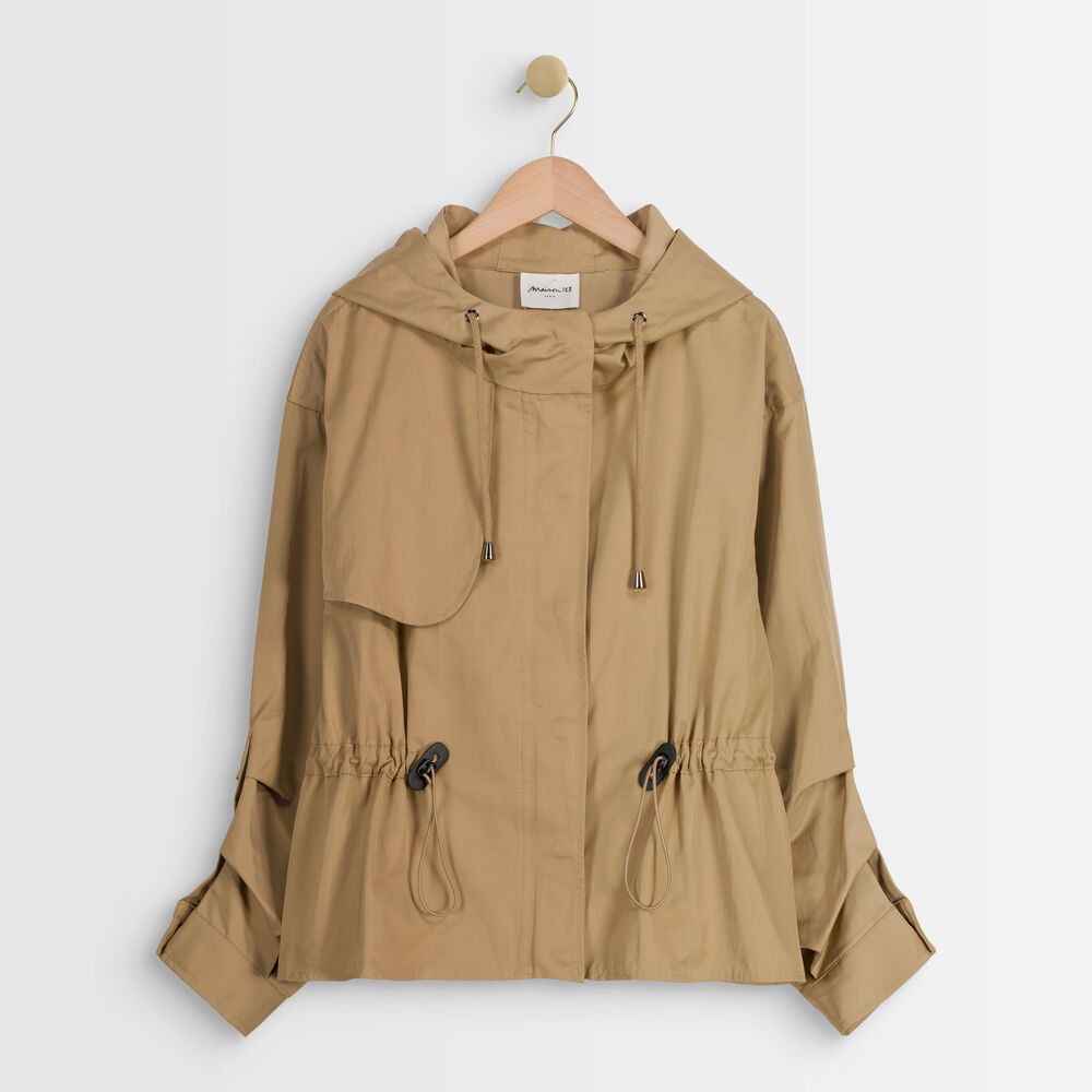 Nada camel short parka camel.