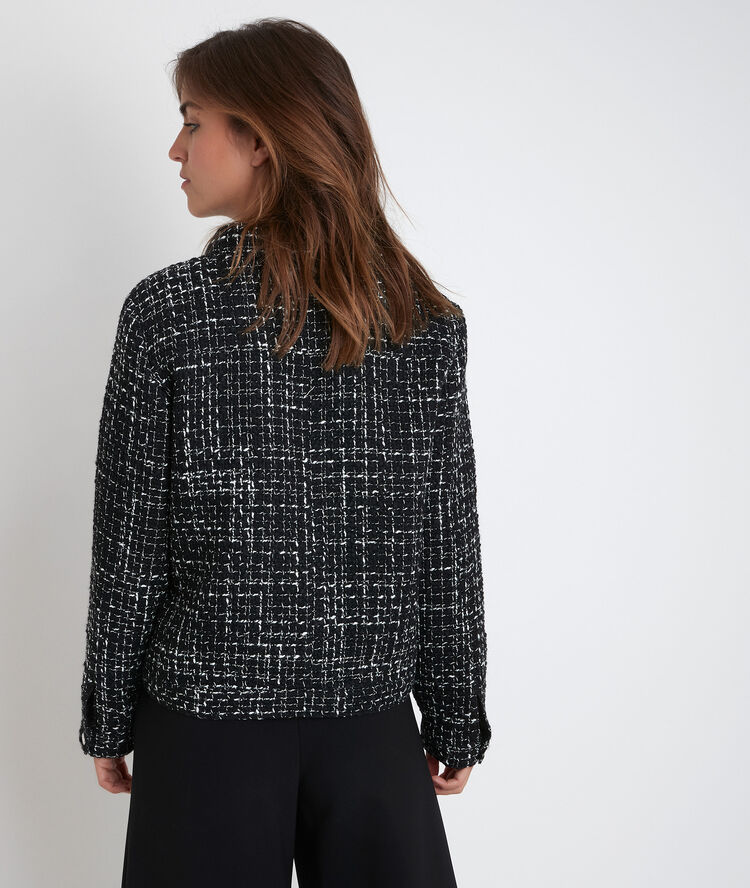 Tao tweed jacket noir.
