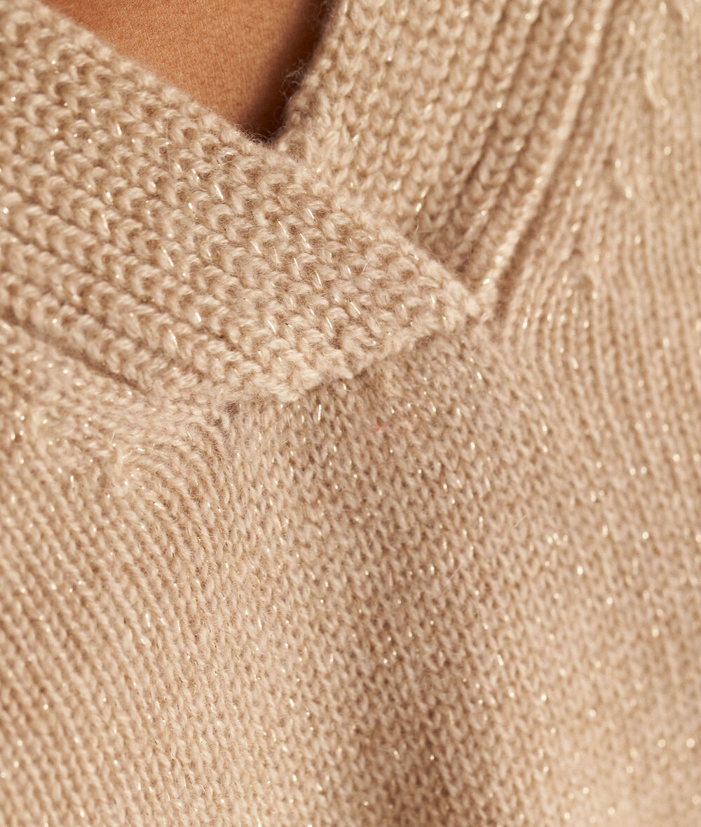 Bea natural recycled cashmere jumper PhotoZ | 1-2-3