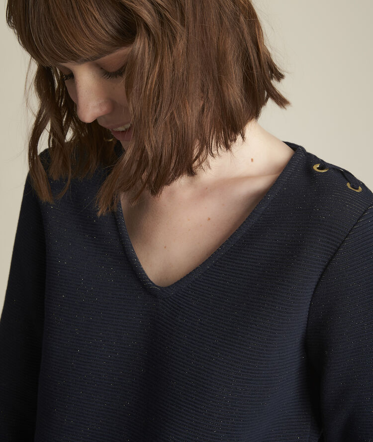 Regate shiny navy top navy blue.