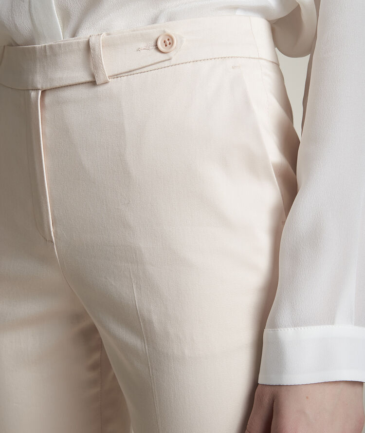 Rubis beige cigarette trousers nude.