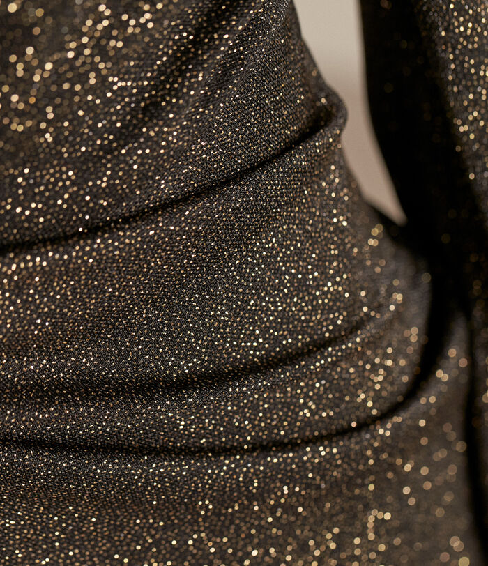 Hype iridescent black maxi dress PhotoZ | 1-2-3