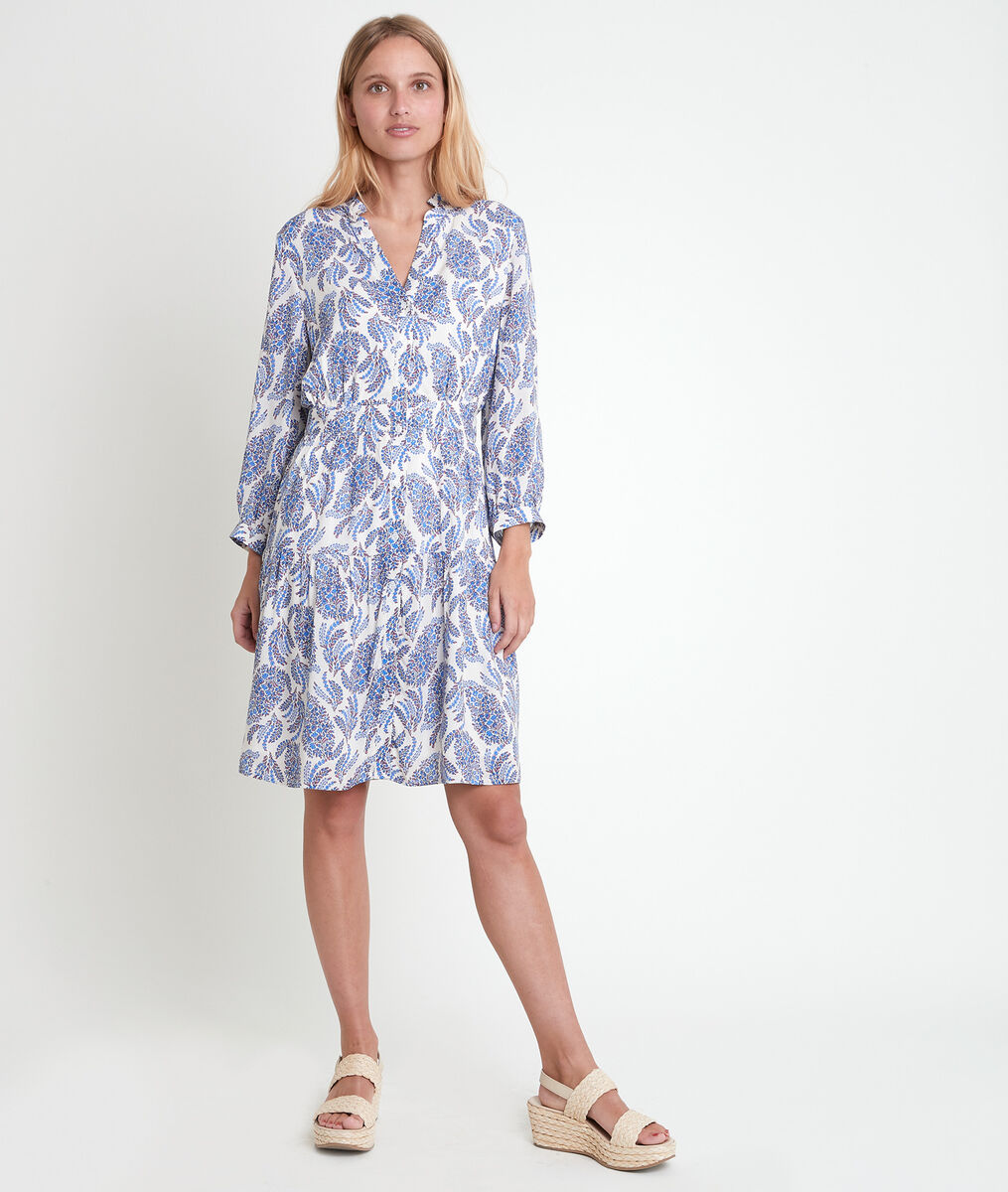Lovely forget-me-not printed dress | 1-2-3 Lovely forget-me-not printed dress PhotoZ | 1-2-3