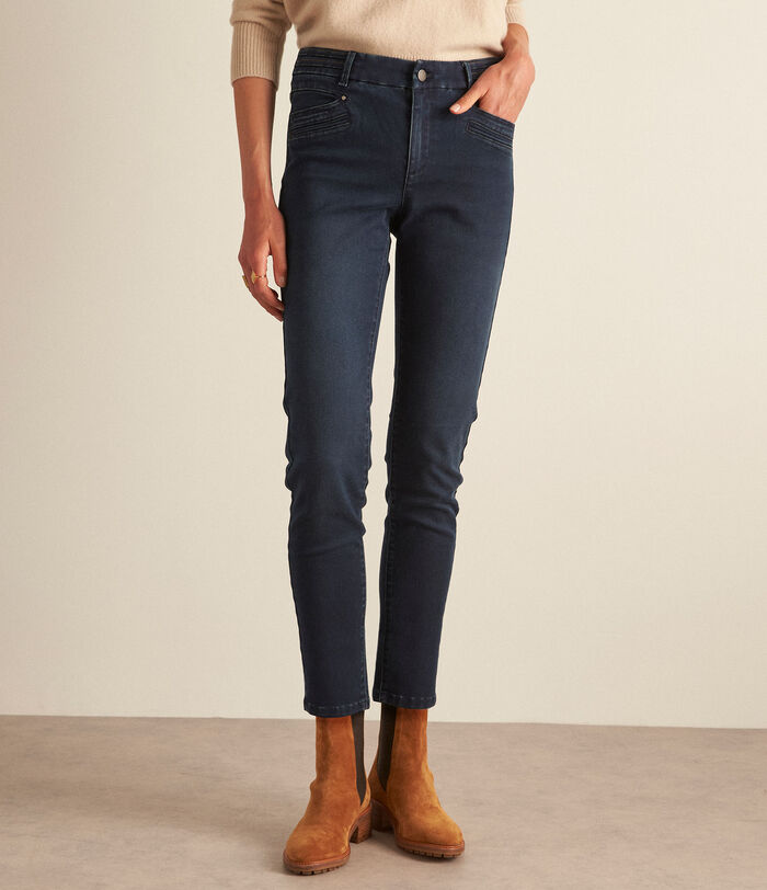 BABETH dark blue slim-fit cotton jeans PhotoZ | 1-2-3