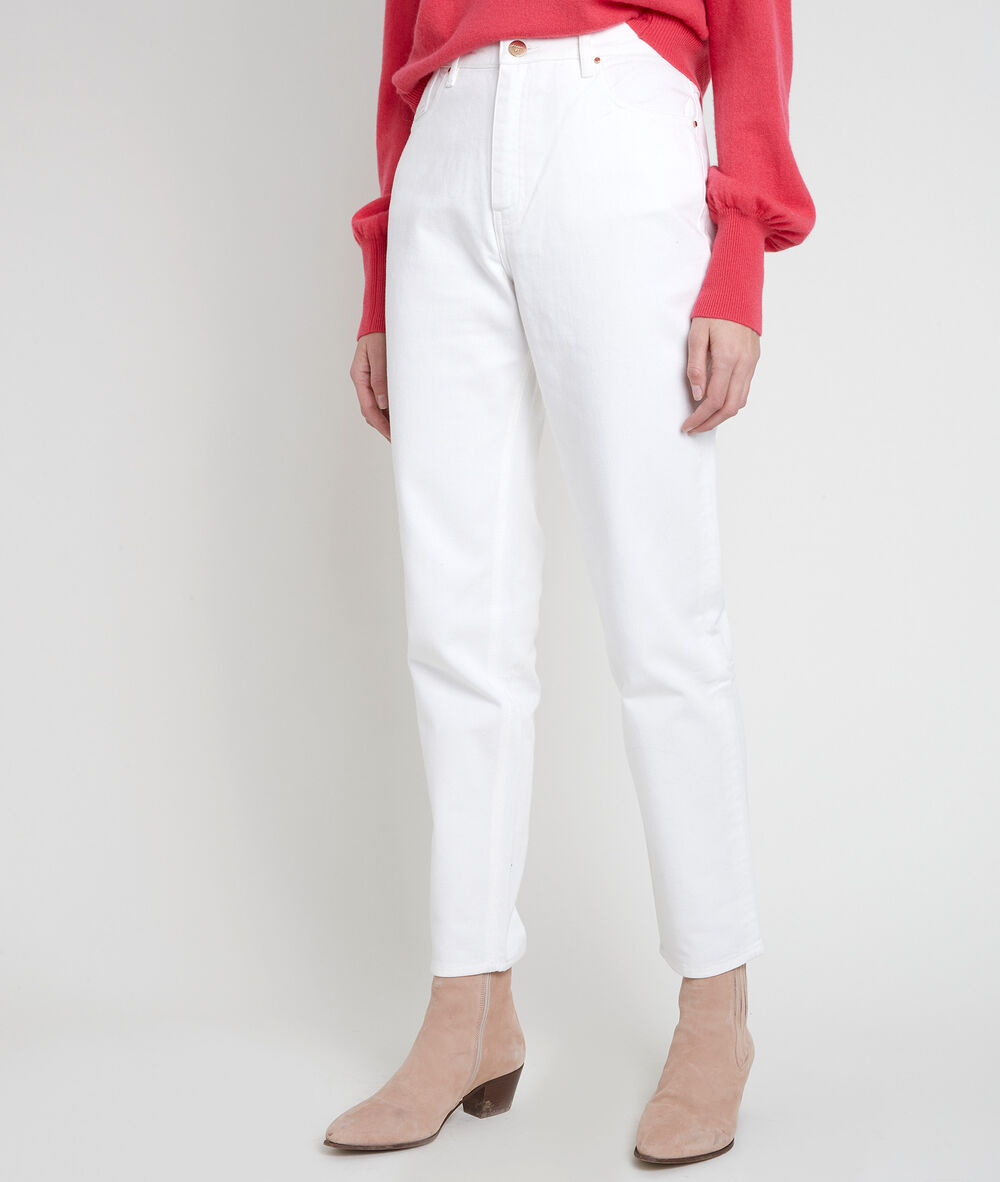 The lovely mum: sol&egrave;ne ecru boyfriend jeans ecru.