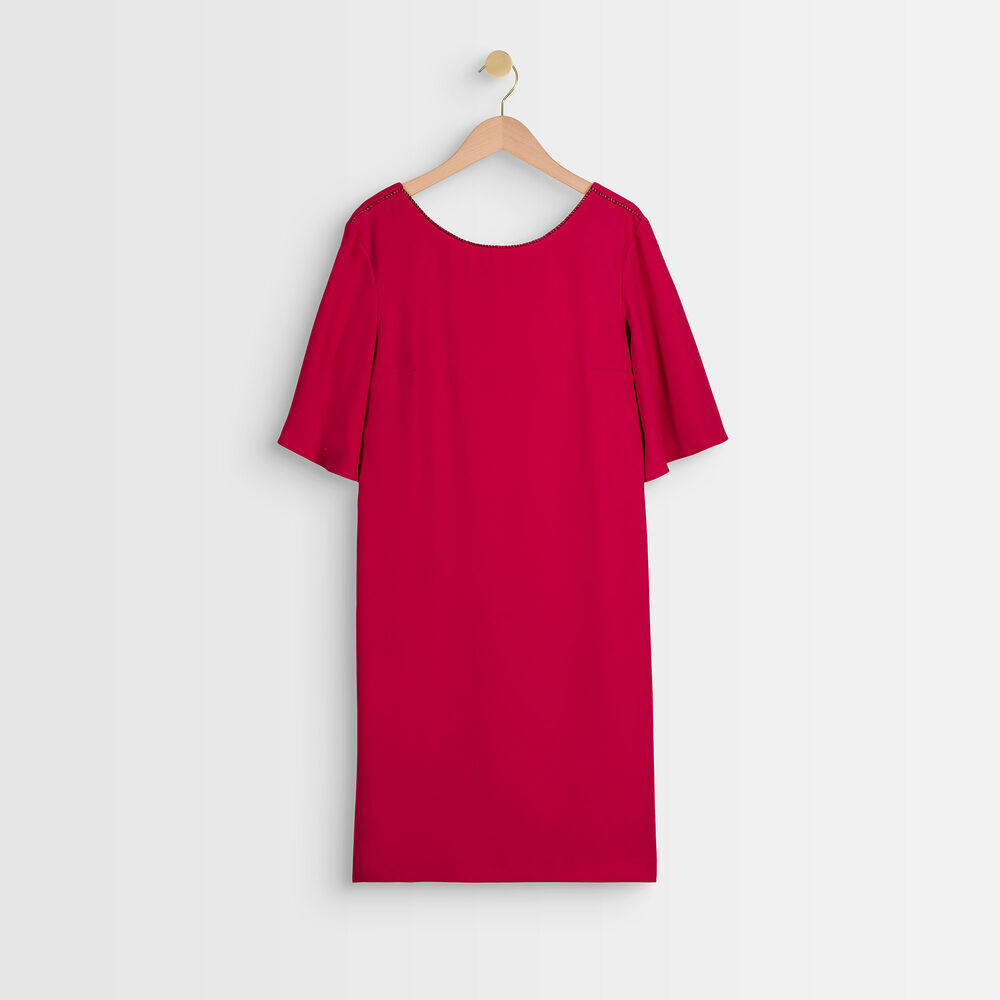 Celia scarlet straight fit dress poppy.
