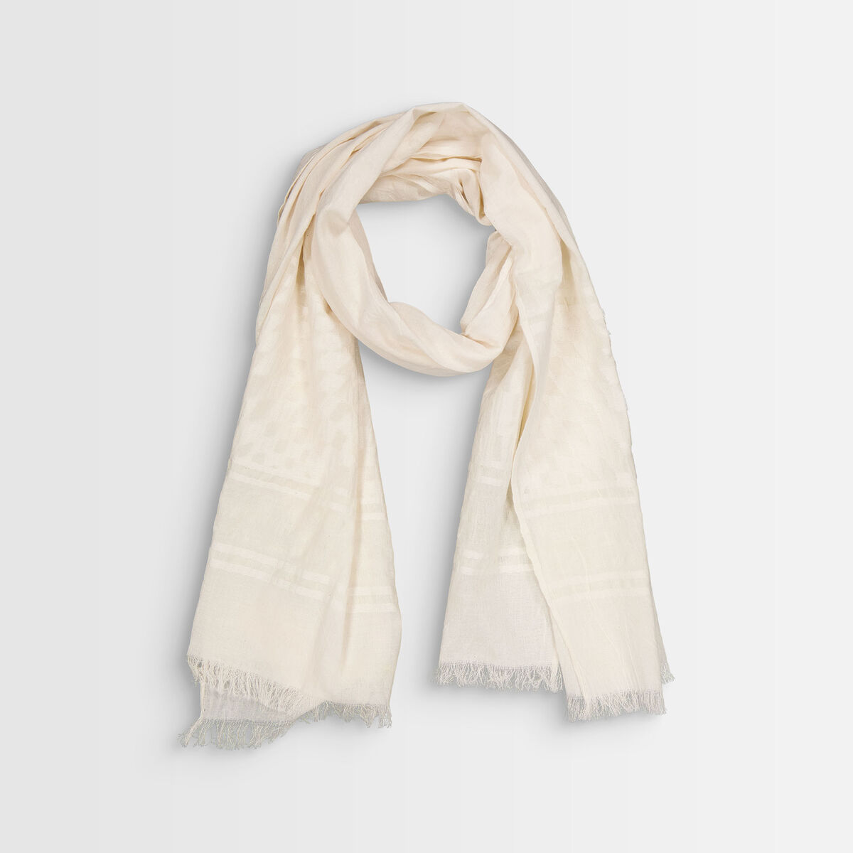 Brooklyn yellow organic cotton scarf | 1-2-3 Brooklyn yellow organic cotton scarf PhotoZ | 1-2-3