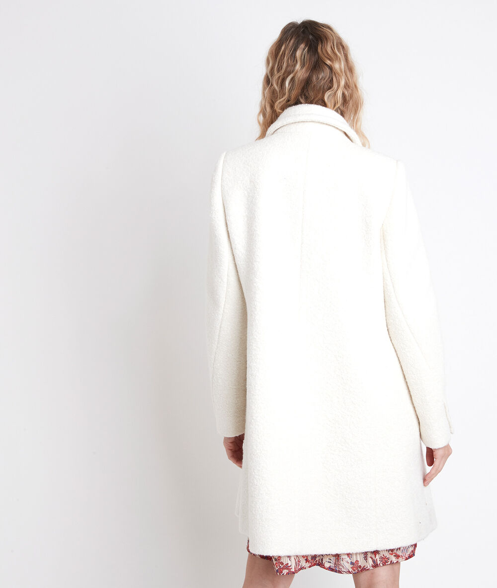 Jeff terry wool coat ecru.