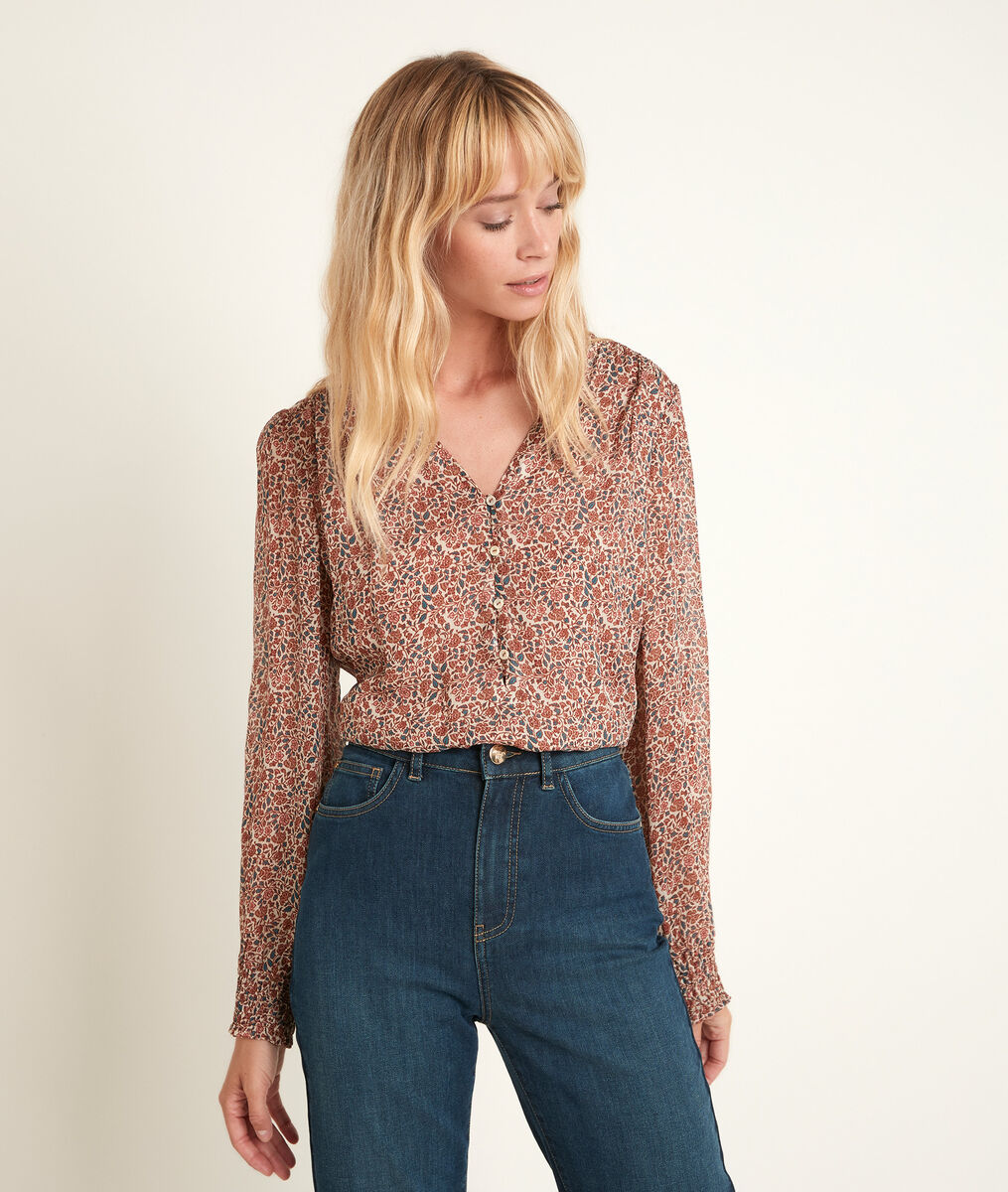 Jami printed blouse | 1-2-3 Jami printed blouse PhotoZ | 1-2-3