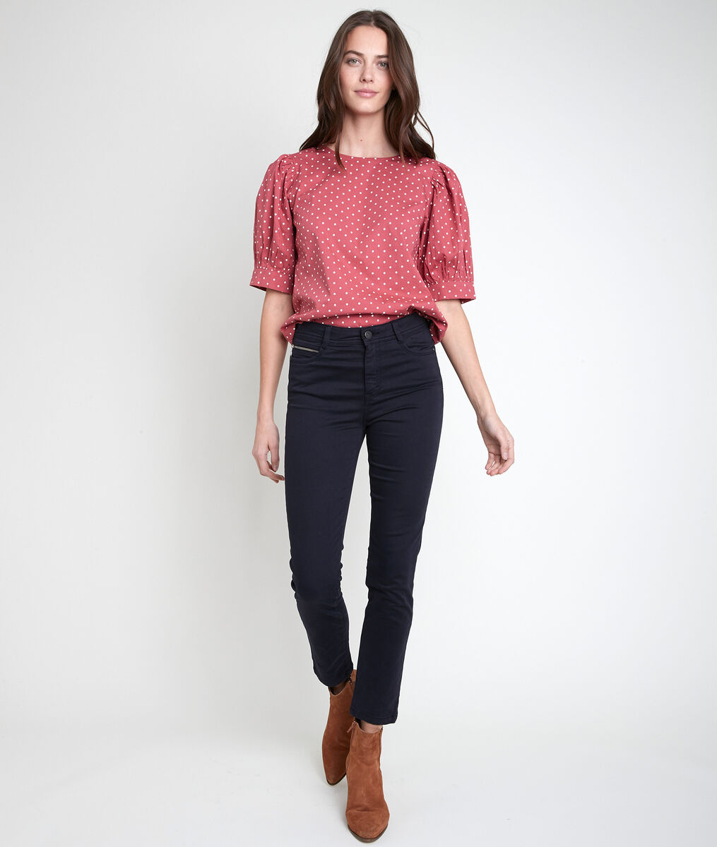 Enora pink polka dot top | 1-2-3 Enora pink polka dot top PhotoZ | 1-2-3