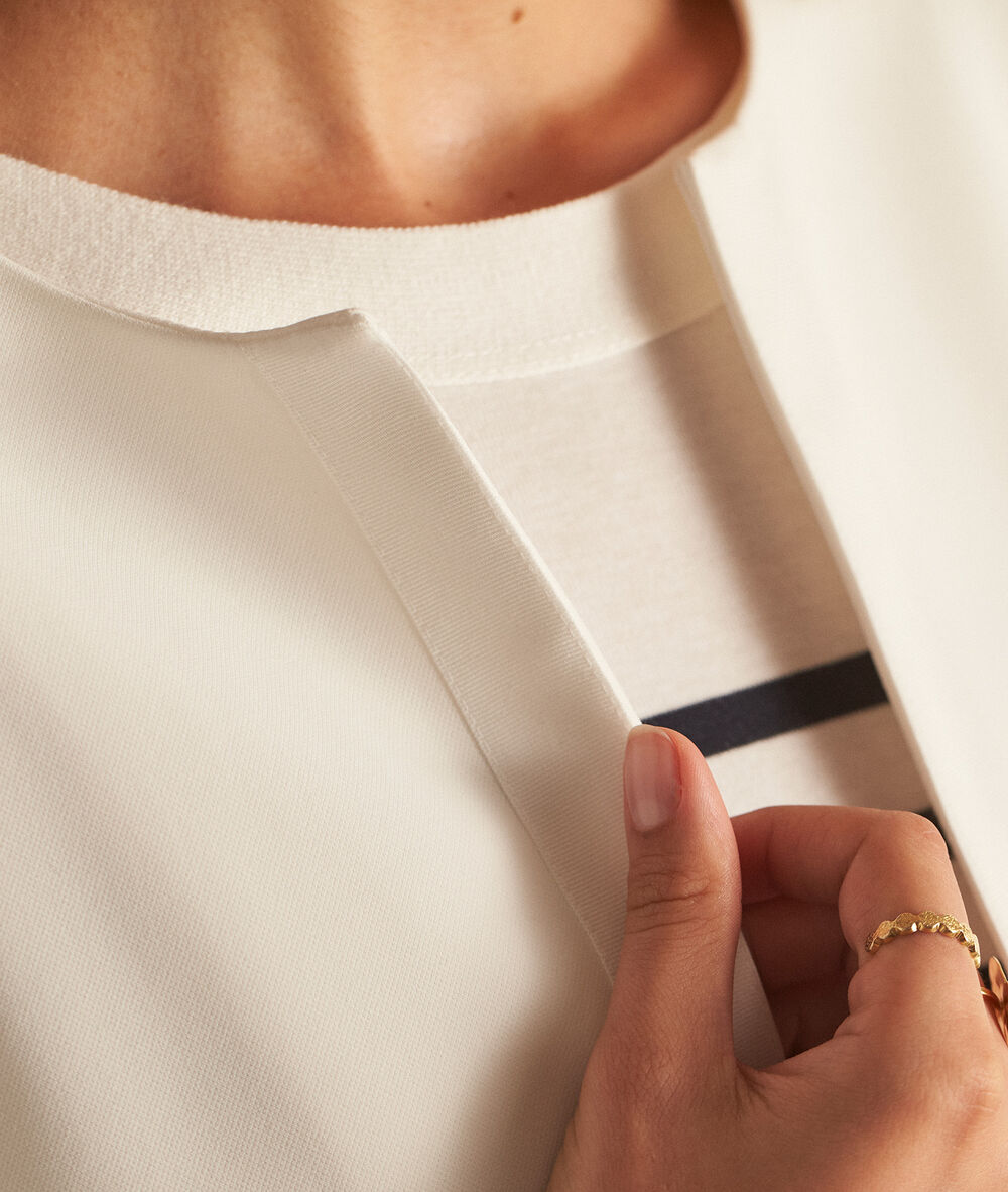 Lalie microfibre bolero ecru.