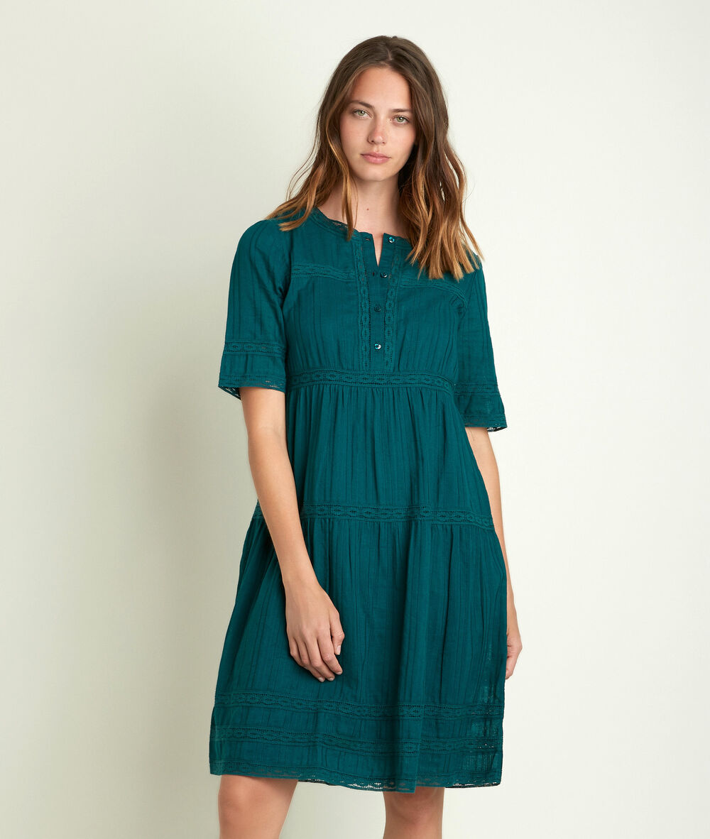 Corelia green lace dress cypres.