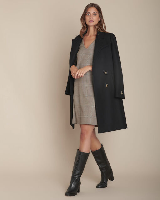 Ina Prince of Wales check print shift dress (2) - Maison 123