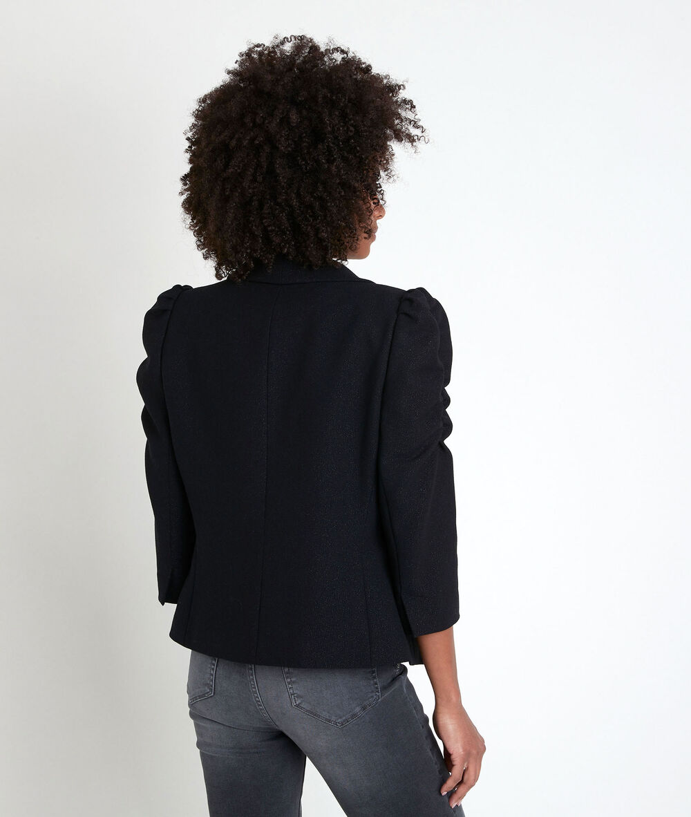 Perline black lurex jacket noir.