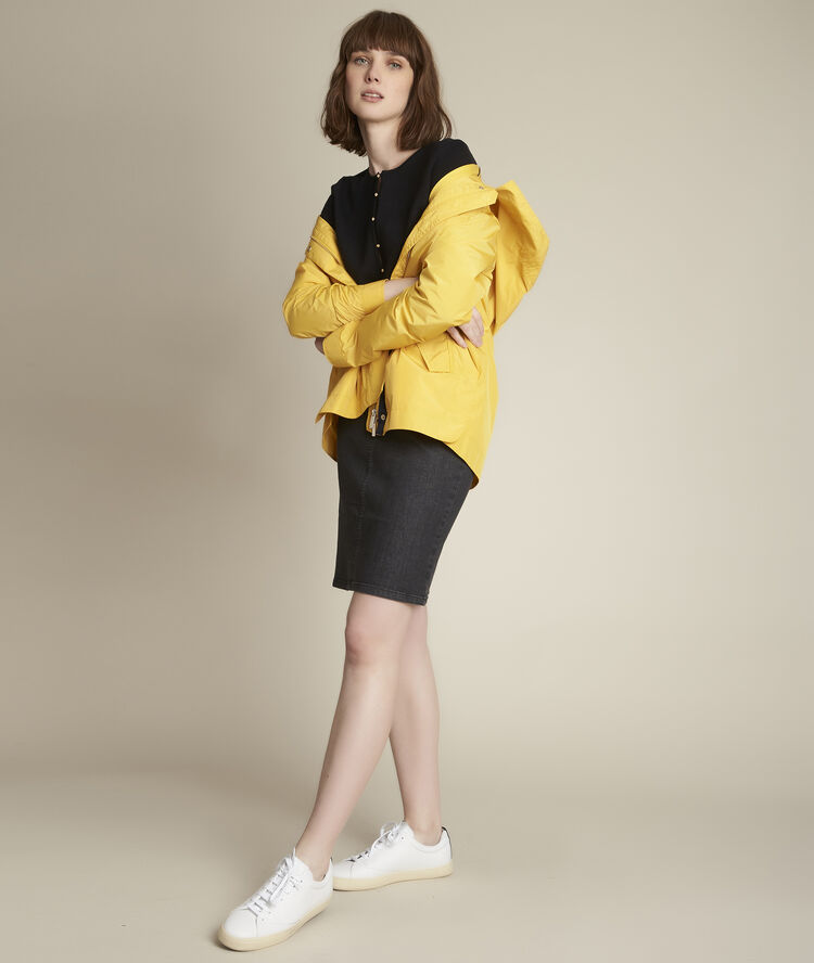 Blandine denim skirt black.