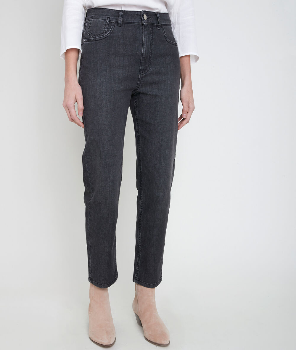 Le lovely mum : jean boyfriend noir solene noir.