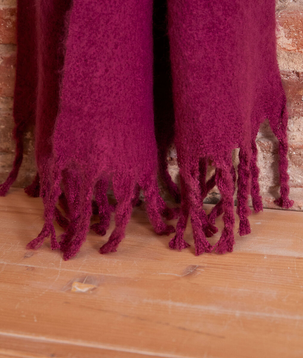 Hama thick fuchsia scarf | 1-2-3 Hama thick fuchsia scarf PhotoZ | 1-2-3