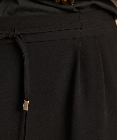 FLYNN black crepe trousers PhotoZ | 1-2-3