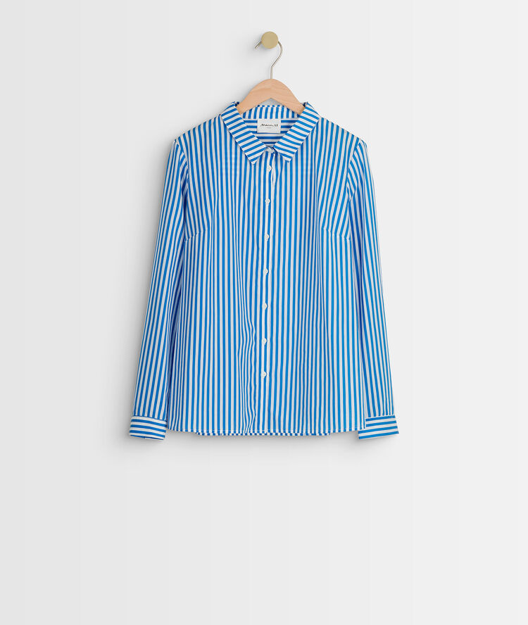 Ravel striped shirt bleu klein.