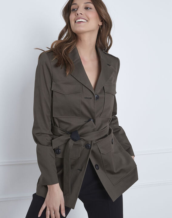Freya khaki safari jacket | 1-2-3 Freya khaki safari jacket PhotoZ | 1-2-3