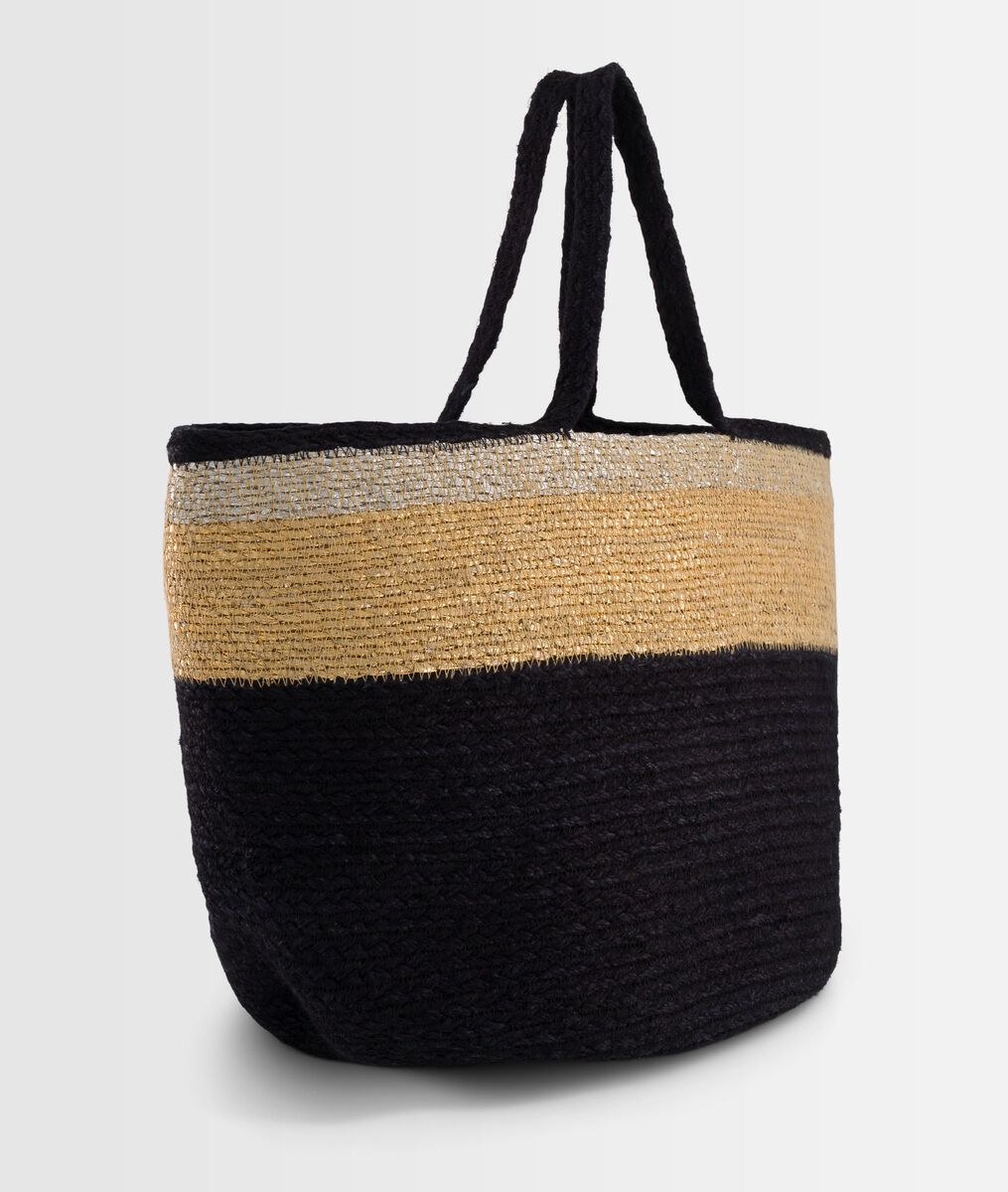 DAVE black striped jute basket | 1-2-3 DAVE black striped jute basket PhotoZ | 1-2-3