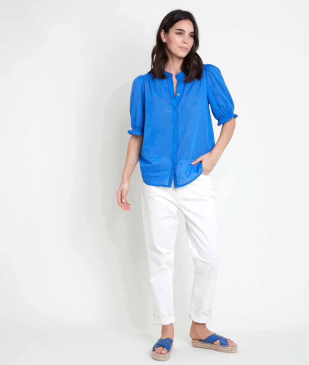 TAL cotton forget-me-not blouse | 1-2-3 TAL cotton forget-me-not blouse PhotoZ | 1-2-3