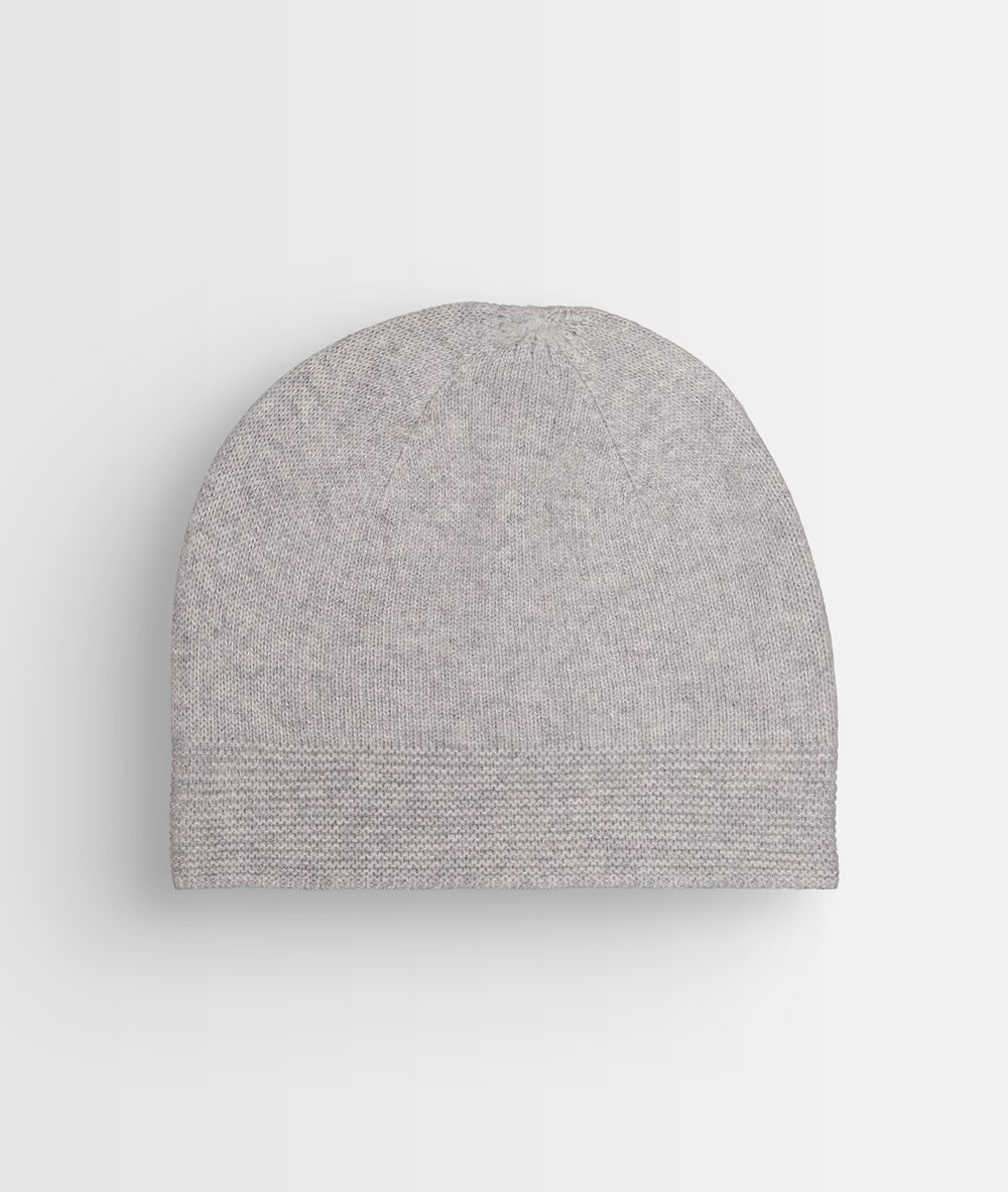 Urbain grey cashmere beanie chine clair.