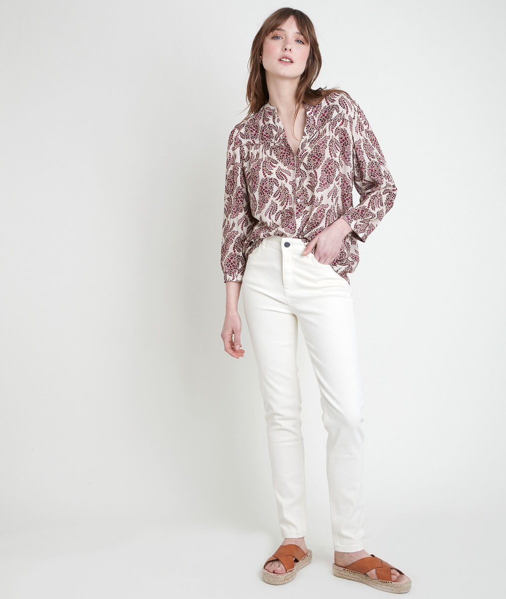 TERESE pink printed blouse | 1-2-3 TERESE pink printed blouse PhotoZ | 1-2-3