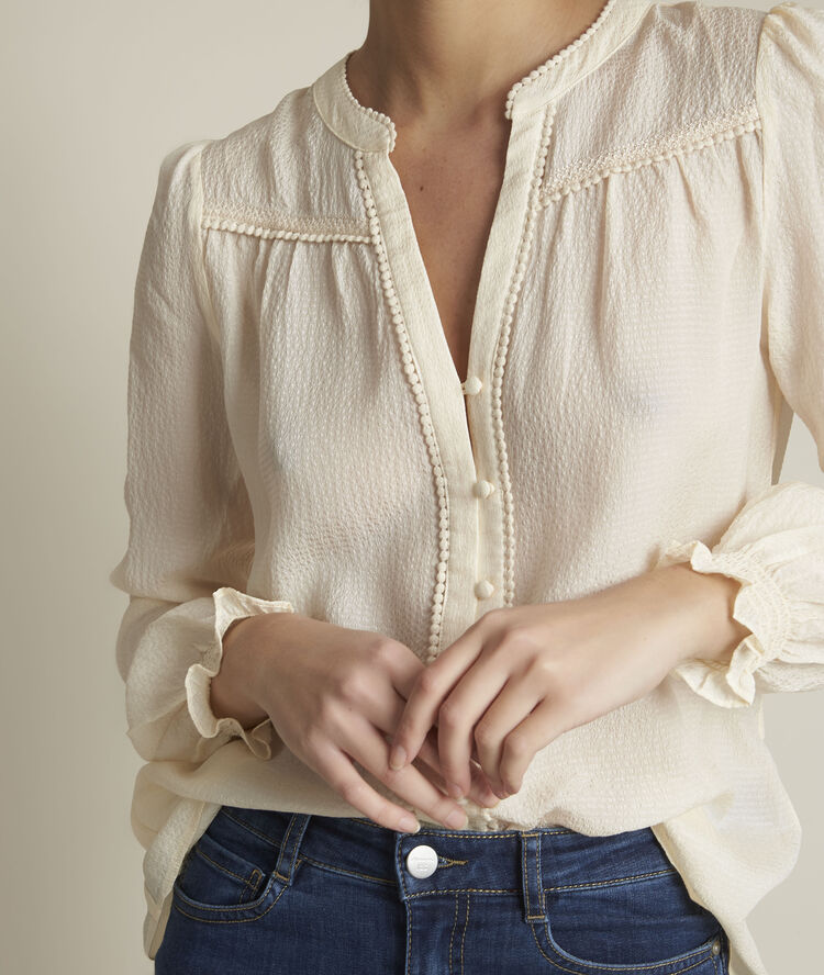 Elonie silk blouse string.