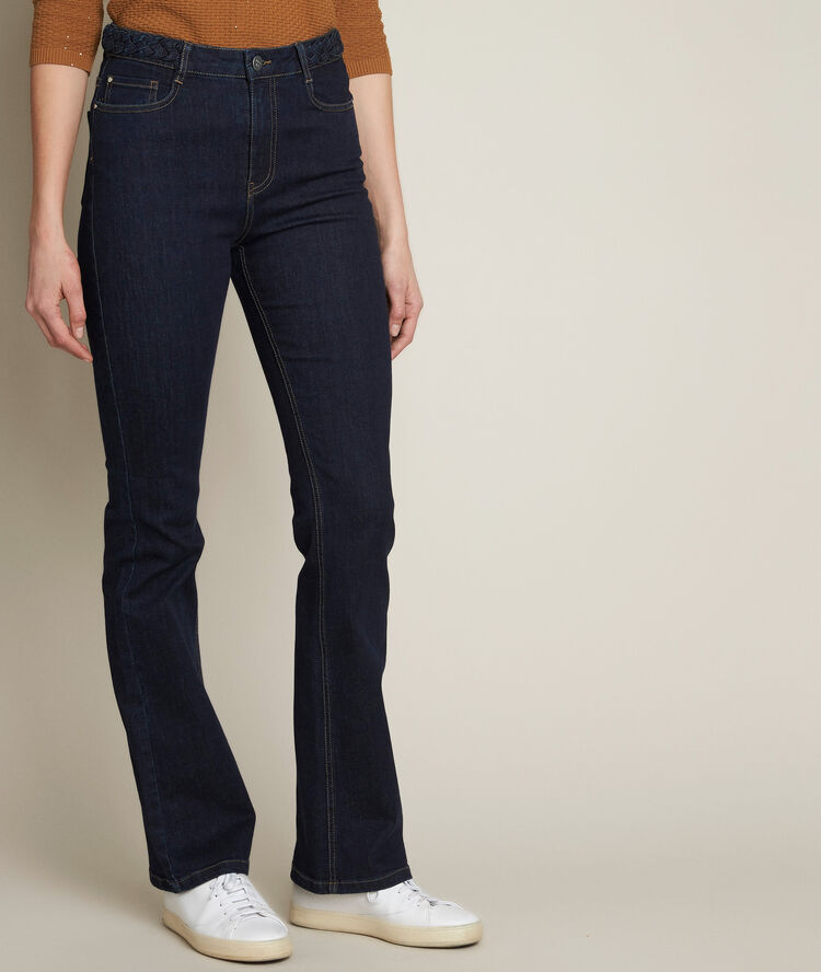Saphir raw flared jeans raw denim.