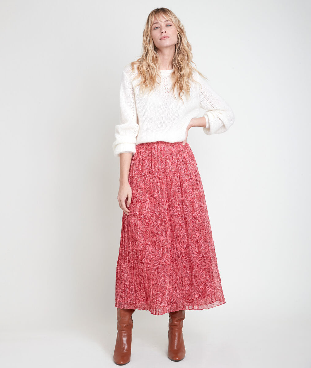 ERESSE printed pleated maxi skirt | 1-2-3 ERESSE printed pleated maxi skirt PhotoZ | 1-2-3