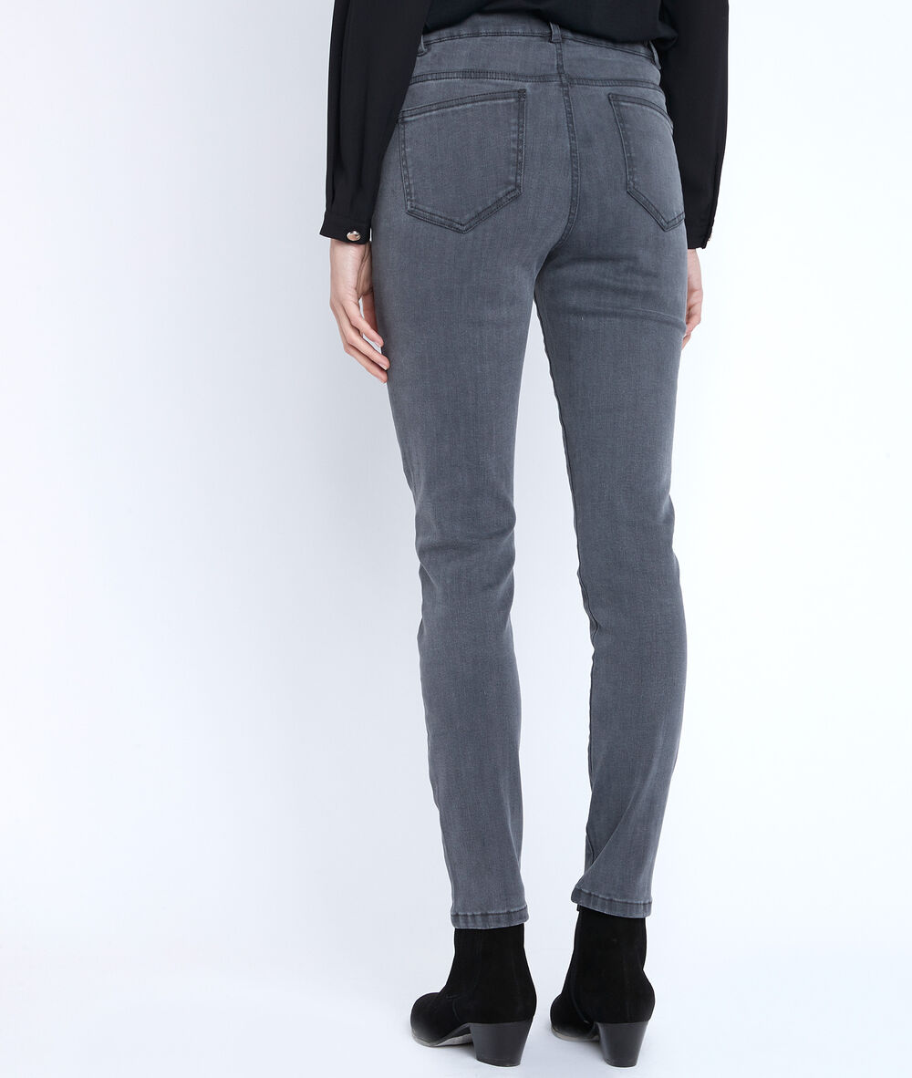 The iconic cosmo slim-fit jeans with mini studs chine fonce.