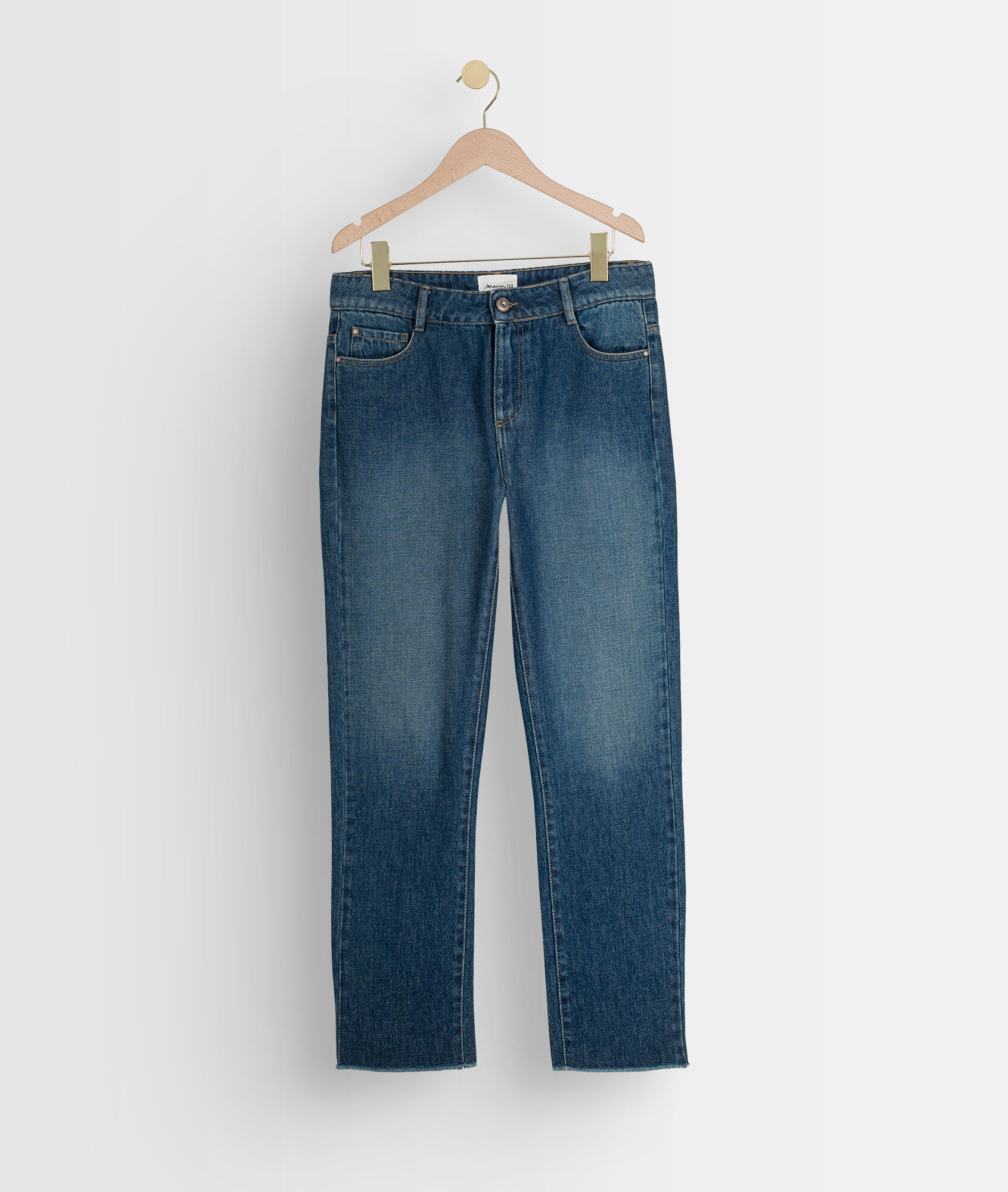 PATIENCE raw denim straight-leg jeans 