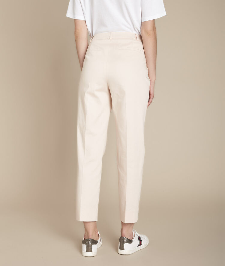Rubis powder-coloured cigarette trousers powder.