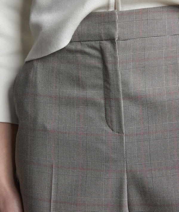 Gérende Prince of Wales check print trousers | 1-2-3 Gérende Prince of Wales check print trousers PhotoZ | 1-2-3